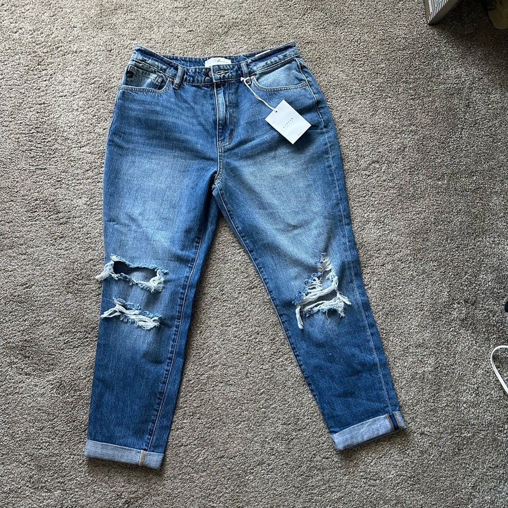 KanCan Distressed Blue Jeans for Women